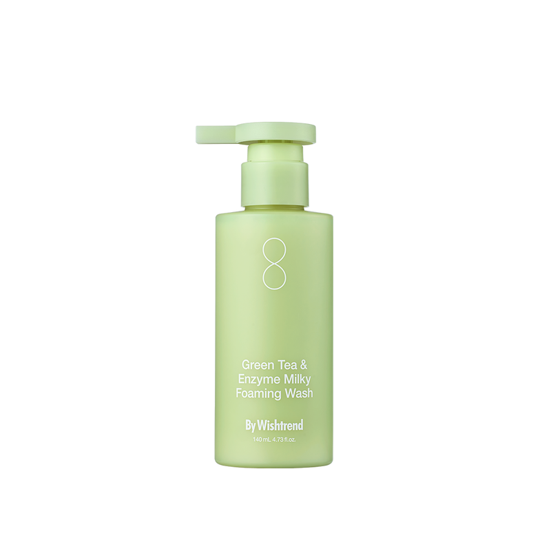 By Wishtrend Green Tea & Enzyme Milky Foaming Wash 140ml